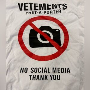 Limited Edition Vetements Tee